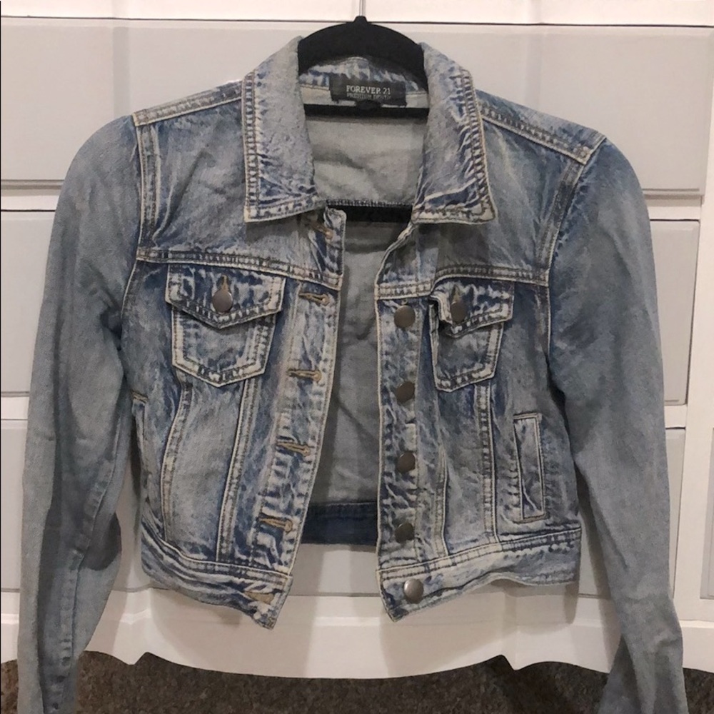 Crop Top Denim Jacket